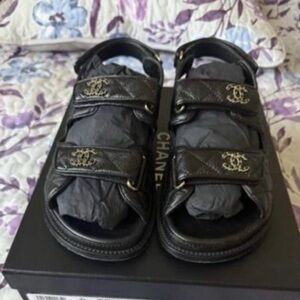 Chanel Dad Sandals Women’s Size 7